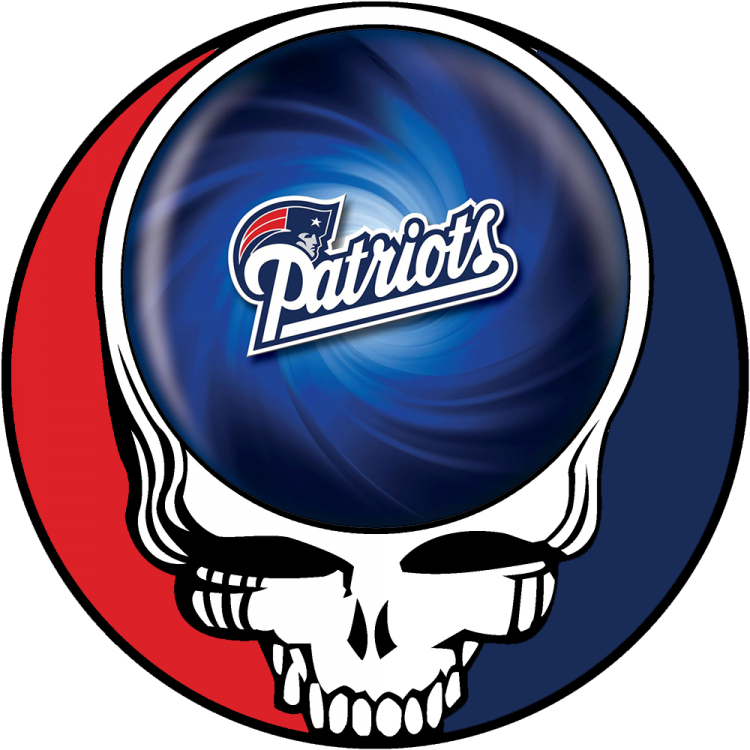 New England Patriots skull logo fabric transfer